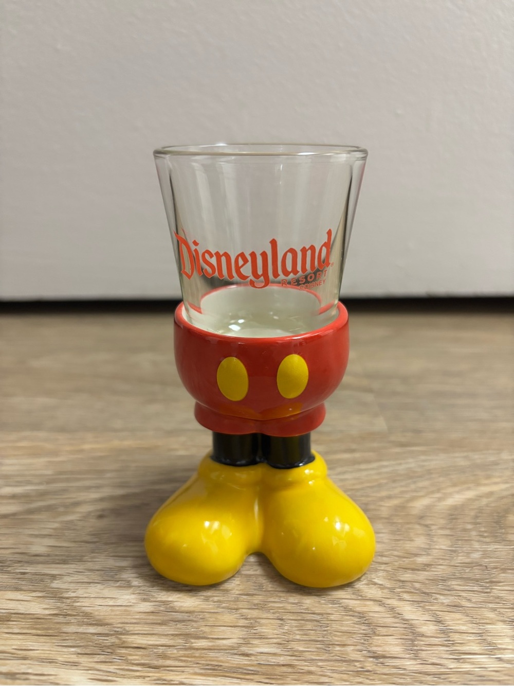 Disney Disneyland Resort Footed Shot Glass -Excellent Condition